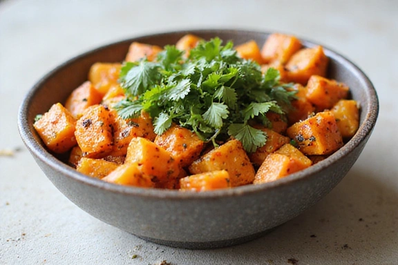 Immagine di un piatto vegano colorato e delizioso